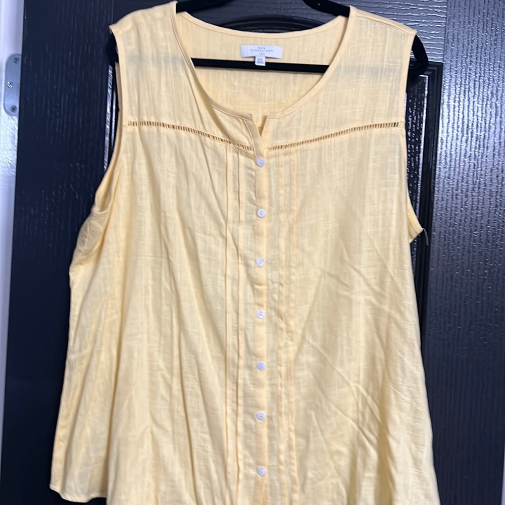 Women’s size 2X New Direction, linen tank top